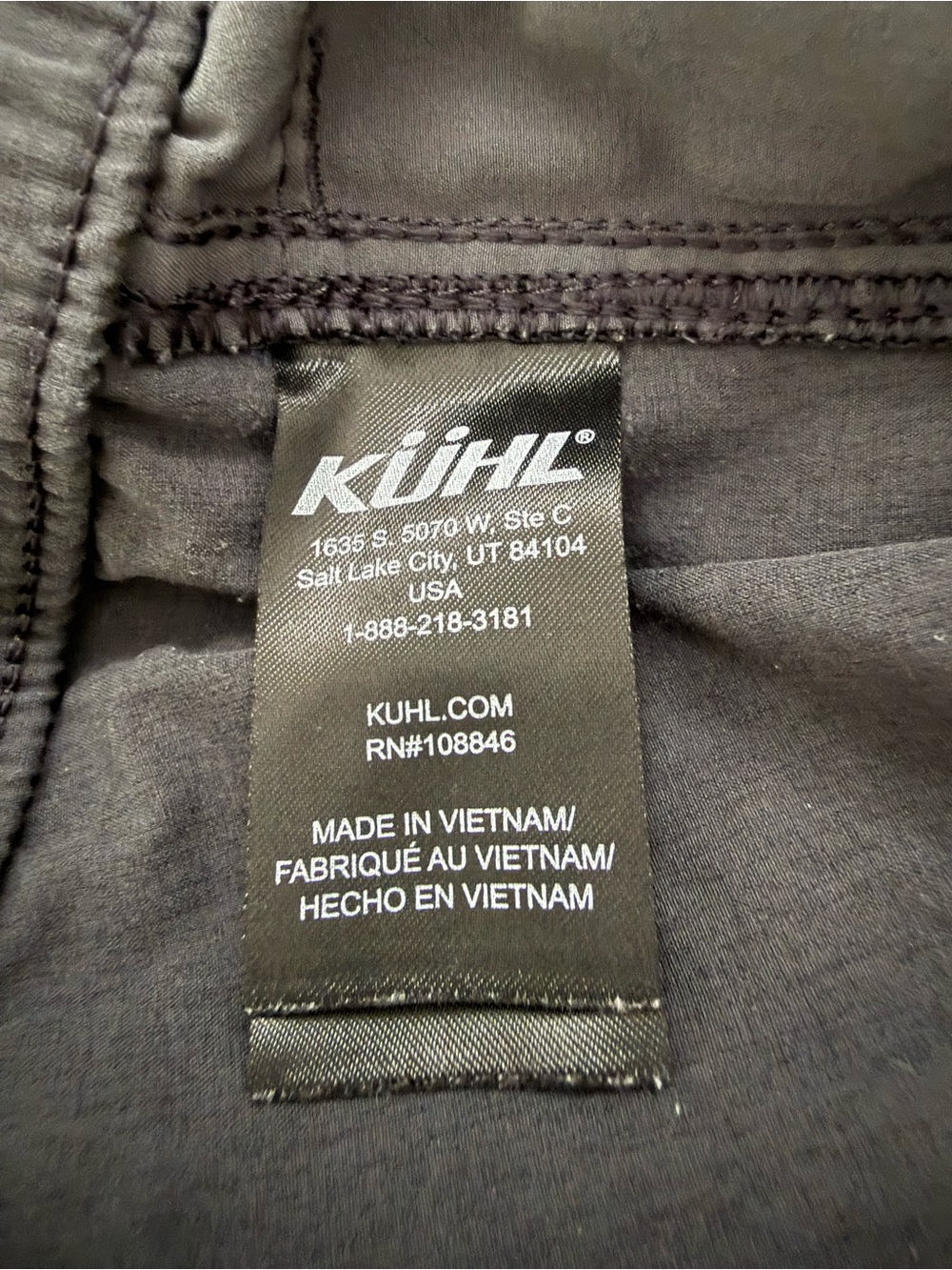KÜHL Freeflex Shorts Men’s XL Black Stretch Drawstring Hiking Travel Active - Picture 5 of 8